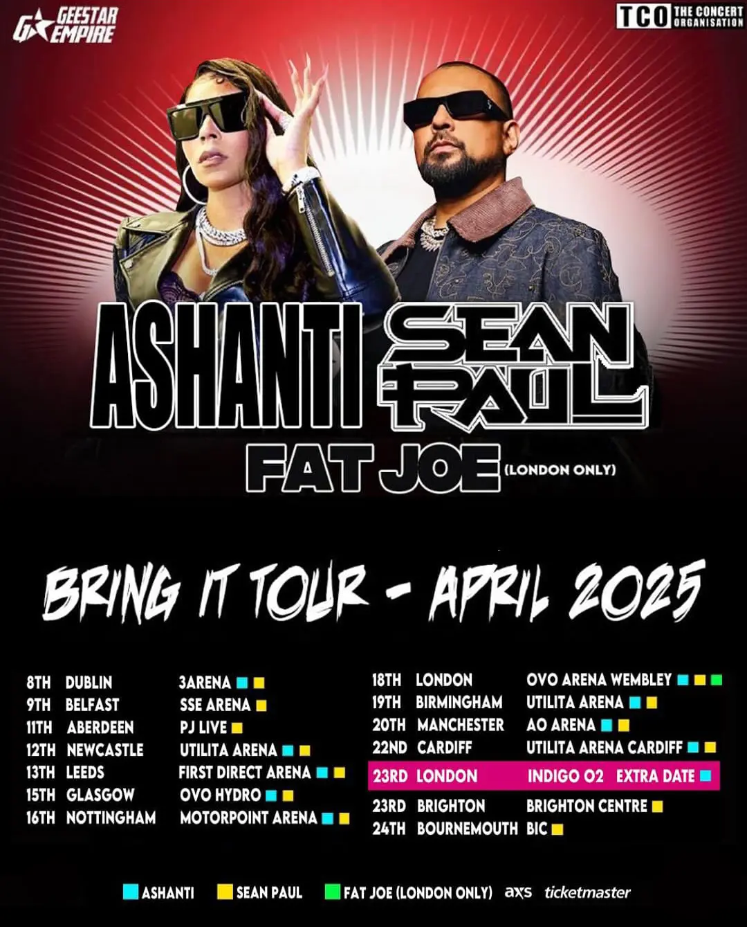 Sean Paul, Ashanti and Fat Joe production